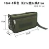 1369 Cartera Horizontal para Hombre Bolso de Mano de Viaje Bolso para Pasaporte Billetera para Monedas de Teléfono Bolsa de Almacenamiento Hecho a Medida