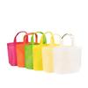 Bolsas no tejidas hacen bolsas de protección ambiental bolsas de compras portátiles bolsas publicitarias con logo impresión de gran espacio en blanco