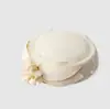 Elegante Fascinator de Malla con Flores Estilo Francés Sombrero de Fieltro de Alta Calidad para Mujer Invierno Estilo Hepburn Sombrero de Azafata