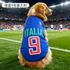 Camiseta del Mundial de Perros Uniforme de Selección Ropa de Verano Shiba Inu Corgi Schnauzer Fútbol Gato Mascota Atuendo