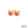 Accesorios de Resina de Animales de Dibujos Animados para Ciudad DIY Pegamento de Crema Pasador Imán para Refrigerador Llavero Hebilla de Zapato Material para Joyería Parche