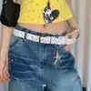 Cinturón Colorido de Estrella Estilo Milenio Y2K para Mujer, Decoración de Cinturón Estilo Chica Picante de Nicho para Vestidos y Accesorios de Jeans