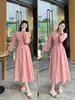 Vestido francés de primavera para mujer talla grande, elegante y sofisticado, impresionante vestido de hadas, falda larga elegante