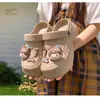 Zuecos de verano para mujer con suela gruesa, sensación de pisar excremento, zapatos de jardín EVA de punta cerrada, antideslizantes, resistentes al desgaste, que aumentan la altura, alargan las piernas, adecuados para uso en exteriores