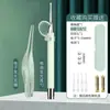 Herramienta para sacar cera de los oídos con luz, limpiador de oídos de silicona con punta suave y luminosa, diseñado para bebés y niños, y con una ayuda visual