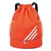Mochila con Cordón Personalizable, Bolsa Impermeable de Gran Capacidad para Entrenamiento de Baloncesto, Equipo de Fútbol, Bolsa para Guardar Zapatos, Bolsa Deportiva