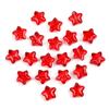 Cuentas de vidrio de estrella de cinco puntas de 8 mm, color transparente, para hacer pendientes, accesorios de joyería, horquillas, borlas, materiales.