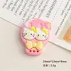 Accesorios de Resina para Manualidades de Dibujos Animados Joyería Raqueta Gatito Pegamento de Crema Pasador Funda para Teléfono Móvil Hebilla de Zapato Llavero Colgante