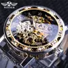 Reloj T-winner para Hombre Moda Casual Popular Strass Hueco Reloj Mecánico Manual