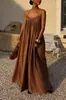 Vestido de Mujer, Nuevo Estilo de Verano, Espalda Hueca, Vestido de Mujer Estilo Vacaciones, Elegante Vestido Largo de Tirantes Plisado Estilo Francés