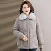 Jaqueta de Penas de Ganso da Mamãe Inverno 2025 Novo Estilo Outono e Inverno para Mulheres de Meia-Idade e Idosas Roupa Exterior Estilo Estrangeiro Tamanho Grande Inverno para Idosos