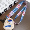 Porta-moedas com Alça Larga Lanyard para Celular Corda Trançada Destacável Alça Transversal para Homens e Mulheres Alça para Caminhada ao Ar Livre Tendência