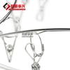 Estante Redondo de Acero Inoxidable de una Sola Capa para Calcetines Clip Grueso de 3.4 mm Estante Multifuncional para Secar Ropa Clip para Corbata