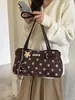 Bolsa de Mão de Bolinhas 2026 Outono Nova Simples Casual Bolsa de Ombro para Mulheres Grande Capacidade Bolsa para o Dia a Dia para Trabalhadores de Escritório