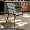 Mesas y sillas de exterior para jardín, terraza, uso comercial en tiendas de té con leche, cafeterías, restaurantes occidentales y bares