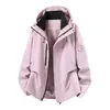 Nueva chaqueta tres en uno impermeable y cortavientos para exteriores, a prueba de tres elementos, para otoño e invierno, para hombres y mujeres, abrigo deportivo y casual de alta calidad