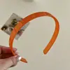 Diadema de Colorido Ancho con Bordes de Color Gelatina Pintada en Spray Estilo Coreano, Diadema de Color Sólido Versátil Minimalista para Lavarse la Cara Sin Apretar
