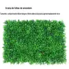 Parede de planta artificial parede de planta verde parede de fundo de eucalipto plástico falso porta de gramado loja interna tabuleta planta parede de flores