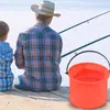 Balde Infantil Dobrável para Pescar Peixes e Caranguejos na Praia, Balde Portátil para Misturar Tintas de Arte, Balde para Lavar Pincéis