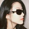 Gafas de sol estilo ojo de gato para mujer 2022, nuevas gafas de sol con personalidad de moda, gafas de sol clásicas con logotipo triangular en la pierna, gafas de sol estilo street shot