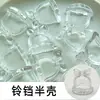 Mitad de Concha Transparente Combinada Cuentas Pintadas a Mano Cuentas de Fondo Bolígrafo con Cuentas Grandes Accesorios Accesorios Hechos a Mano para DIY