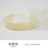 Cinta de Gasa de Nieve de 2 cm Rosa Material para Manualidades Lazo Accesorio para el Cabello Cinta para Empaquetar Sombreros Venta al por Mayor Hecho a Mano