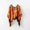 Vendas Domésticas Transfronteiriças Novo Lenço de Seda Primavera e Verão Lenço de Gaze com Proteção Solar Xale Pulôver Feminino Blusa Externa Lenço Externo Multifuncional