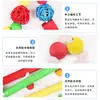 Brinquedo de papagaio: Blocos de construção estilo cascata, gaiola decorativa de corda com bola de videira, brinquedo de escalar e roer para papagaios grandes, médios e pequenos