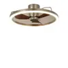Lámpara ventilador estilo vintage para sala de estar, dormitorio, comedor, luz de ventilador de techo, simple retro, inteligente integrada, accesorio de iluminación Zhongshan