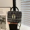 Moda Transfronteriza Estilo Pequeño Aroma Bolso Caja Mujer 2026 Otoño Nuevo Bolso de Hombro Único Cadena de Temperamento Bolso Cruzado de Hombro Único
