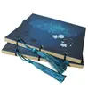 Suiyuefang Estilo Antigo Costurado Caderno em Papel Kraft em Branco Caderno Costurado à Mão Retrô Estilo Chinês Estojo de Safira Estilo Antigo Elegante