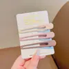 Presilhas de Cabelo Infantis para Meninas, Acessórios para Cabelos Rebeldes na Parte de Trás da Cabeça, Presilhas BB Estilo Coreano para Franjas Rebeldes, Presilhas Coloridas de Verão para Cabelo Lateral de Celebridade da Internet