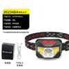 Linterna frontal portátil personalizada con batería de larga duración, batería de litio, luz súper brillante para correr, luz fuerte, luz de largo alcance, lámpara minera recargable, linterna frontal de trabajo para pesca nocturna