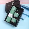 Traje de taza de vacío para regalo portátil de doble uso color sólido taza de vacío de acero inoxidable para negocios de alta gama taza recta traje