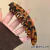 Presilha de banana estilo coreano com laço de bolinhas para mulheres, presilha de garra de alta qualidade para rabos de cavalo, acessório de cabelo para coques na parte de trás da cabeça
