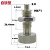 Aba de puxar Pino indexador Diâmetro do pino Rosca Botão de rosca Pino de pressão Tipo mini autotravante Mola de retorno Pino de posicionamento Hardware de fixação