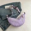 Estilo occidental para ir al trabajo, textura fresca en las axilas, 2024, temperamento casual, estética de moda, personalidad, bolso dumpling bandolera