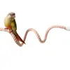 Percha para Loro Cuerda de Algodón Colorida Cuerda Giratoria para Trepar con Extremos Fijos de 0 kg, Escalera de Trepar Flexible Libremente Accesorio para Jaula de Pájaros