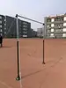 Equipo de Entrenamiento para Gimnasio en Interiores Barra de Competición Barra Única/Doble Dominadas Superficie de Barra Sólida para Exteriores Fitness en Casa Ajustable