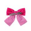 Accesorios para el Cabello Nuevos Europeos y Americanos para Niños Pinza para el Cabello de Lazo de Terciopelo Hecho a Mano Bebé Lindo Princesa Un Personaje Clip Adorno para la Cabeza 2602