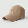Boné de Baseball de Alta Qualidade Estilo Coreano para Mulheres, Chapéu Bordado de Algodão de Alta Qualidade, Boné Simples e Versátil com Aba, Chapéu de Proteção Solar