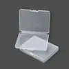 Caja Plástica Transparente PP Pequeña y Plana para Joyería, Cuentas, Accesorios, Herramientas de Ferretería, Juguetes y Empaque de Arte con Cuentas