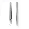 Pinzas de Alta Precisión para Nail Art para Sujetar Pedrería, Pinzas Rectas para Pegatinas Press-On, Herramientas para Nail Art con Pedrería