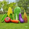 Esculturas Grandes de Frutas y Verduras Huerta de Frutas y Verduras Diseño de Granja Decoración de Modelado de Paisaje Adornos de Calabaza Modelos