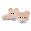 Almohada de felpa para reposacabezas de coche de dibujos animados, oso conejo, almohada para coche, almohada lumbar, almohada lumbar universal para coche para las cuatro estaciones