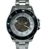 Reloj Deportivo para Hombre Automático Mecánico con Correa de Acero Reloj Multifuncional para Hombre Transfronterizo Reloj Mecánico para Hombre de Perspectiva