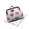 Bolsa para monedas con estampado de gatito, billetera pequeña y fresca de dibujos animados para estudiante, monedero para mujer, bolso de mano creativo para niños