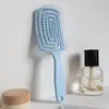 Peine Hueco en Forma de H Repelente de Mosquitos para Cabello de Alto Volumen, Peine Acanalado para Masaje del Cuero Cabelludo, Peine de Peluquería, Peine con Bolsa de Aire para Limpieza del Hogar