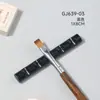Soporte para bolígrafos de arte de uñas multi-rejilla resina acrílica pincel de bolígrafo de fototerapia herramienta de almacenamiento de escritorio lámina de oro y plata uñas de color caramelo