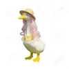 Peruca de Ganso, Peruca de Ganso de Varanda, Peruca de Animal de Estimação, Conjunto de Ganso Ondulado Estilo Pastoral, Chapéu de Palha, Babador, Fantasia de Festa